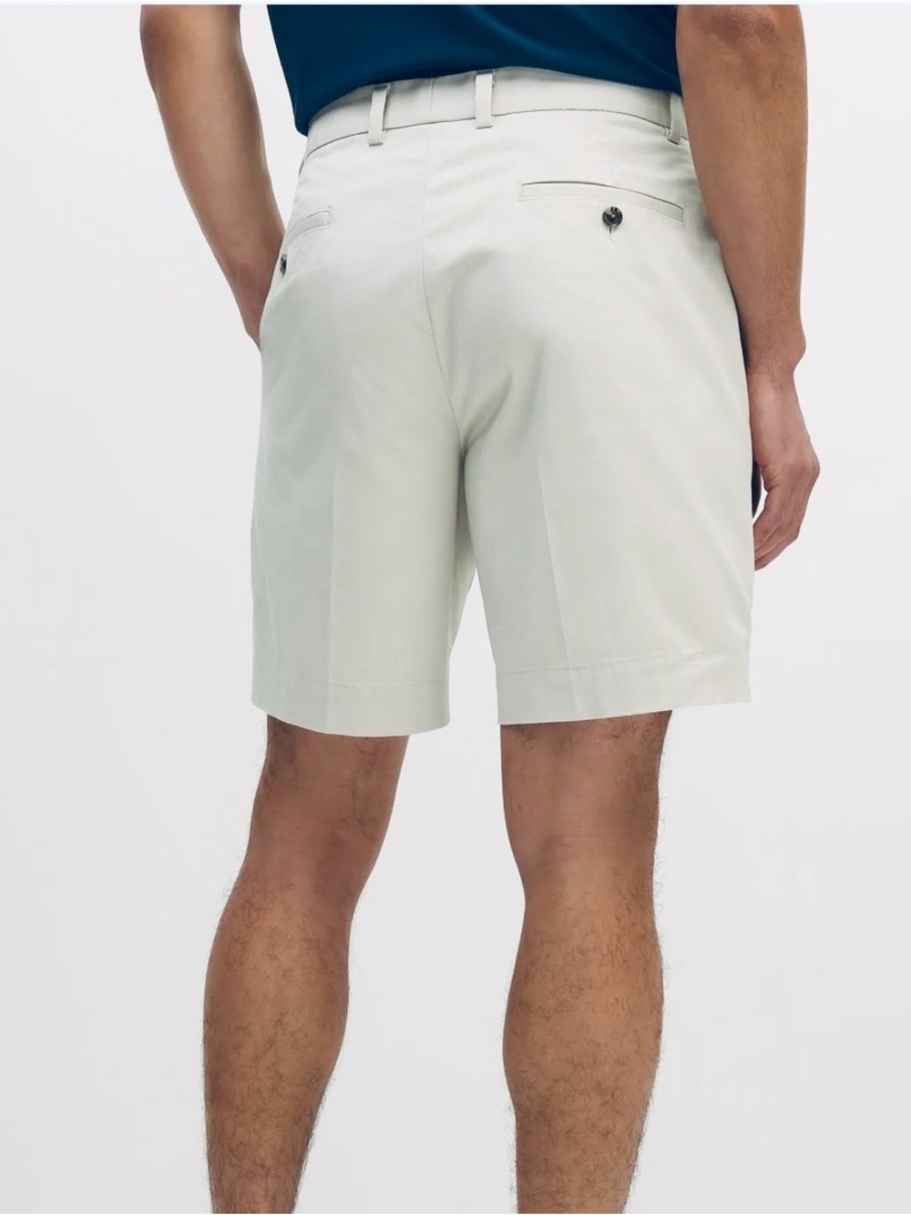 NEW Brooks Brothers men’s chino khaki stone wrinkle free 8” shorts Sz 34 - Picture 3 of 7